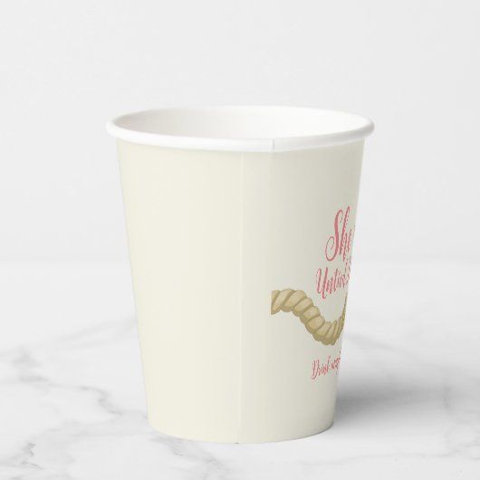 Maak de knoop los scheidingspartij papieren bekers (Rechts)