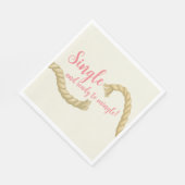 Maak de knoop los scheidingspartij servet (Hoek)