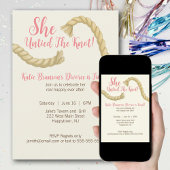 Maak de knoop los scheidingspartij uitnodiging