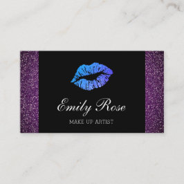Maak de kunstzinnige Paarse lipstick Kiss op Visitekaartje