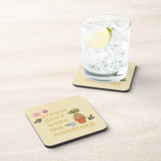 Maak de mandrake niet wakker bier onderzetter (Rechterzijde)