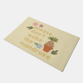 Maak de mandrake niet wakker deurmat (Schuin)