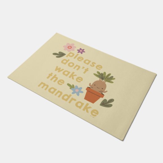 Maak de mandrake niet wakker deurmat (Schuin)