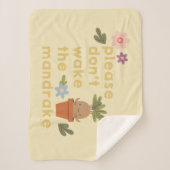 Maak de mandrake niet wakker sherpa deken (Voorkant)