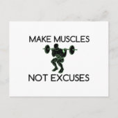 MAAK DE MENSEN NIET EXCUSES BRIEFKAART (Voorkant)