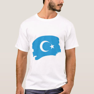 Maak de Oeigoeren vrij - bespaar de Oeigoerse vlag T-shirt