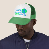 Maak de planeet weer geweldig trucker pet (In situ)