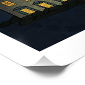 Maak de planeet weer geweldig! UFO ontvoering Perfect Poster (Hoek)