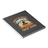 Maak De Pompoen Weer Groot Halloween Design_1 Notitieblok (Schuin)