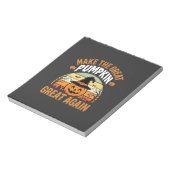 Maak De Pompoen Weer Groot Halloween Design_1 Notitieblok (Linkerzijde)