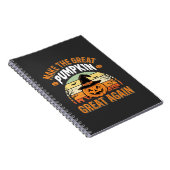 Maak De Pompoen Weer Groot Halloween Design_1 Notitieboek (Rechterzijde)