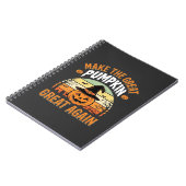 Maak De Pompoen Weer Groot Halloween Design_1 Notitieboek (Linkerzijde)