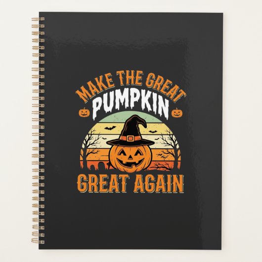 Maak De Pompoen Weer Groot Halloween Design_1 Planner (Voorkant)