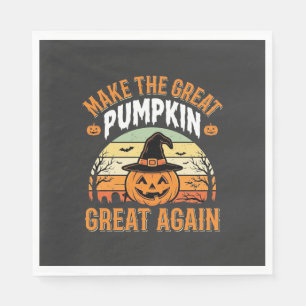 Maak De Pompoen Weer Groot Halloween Design_1 Servet
