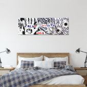 Maak de realiteit opnieuw canvas afdruk (Insitu (Slaapkamer))
