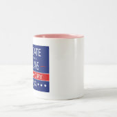 Maak de Republikeinen weer boos Tweekleurige Koffiemok (Center)