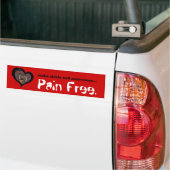 maak de sikkelcelanie bewust... Pijn vrij. Bumpersticker (Op Truck)