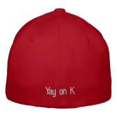 Maak de snelweg weer geweldig (Yay on K) Geborduurde Pet (Achterkant)