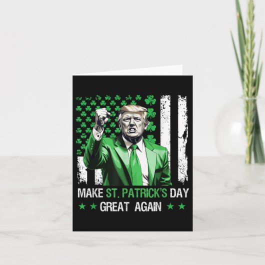 Maak de St Patricks Day weer geweldig Kaart (Voorkant)
