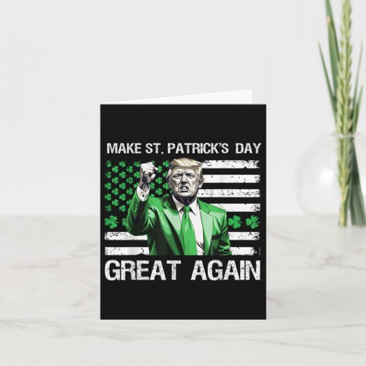Maak de St Patricks Day weer geweldig Kaart (Voorkant)