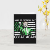 Maak de St Patricks Day weer geweldig Kaart (Gele Bloem)