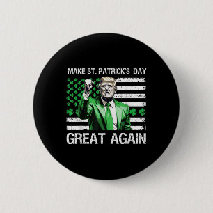 Maak de St Patricks Day weer geweldig Ronde Button 5,7 Cm