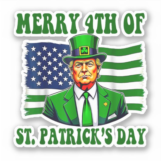 Maak de St Patricks Day weer geweldig Sticker (Voorkant)