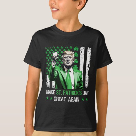 Maak de St Patricks Day weer geweldig T-shirt (Voorkant)