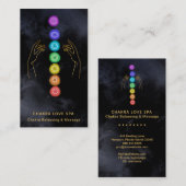 *~* Maak de symbolen van Chakra + het Healing Hand Visitekaartje (Voorkant / Achterkant)