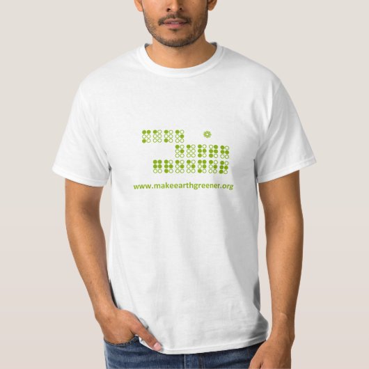 maak de T-shirt van de aarde groener (Voorkant)