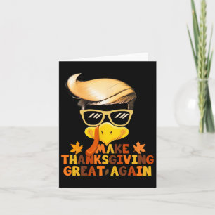 Maak de Thanksgiving weer geweldig, Trump Turkey F Kaart
