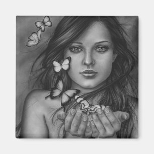 Maak de vlinders Magnet los