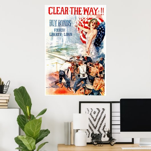 Maak de weg vrij! -Poster Poster (Thuiskantoor)