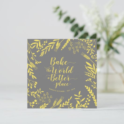 Maak de wereld een beter floreel brein (Staand voorkant)