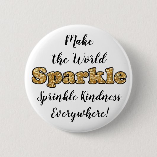 Maak de Wereld Sprinkle Button (Voorkant)