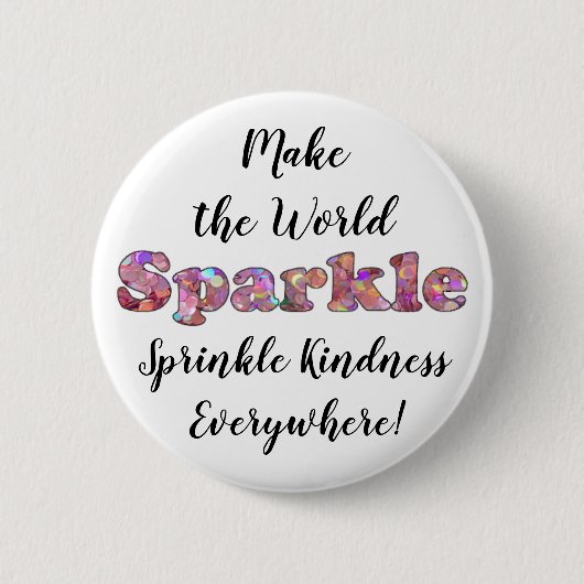 Maak de Wereld Sprinkle Button (Voorkant)
