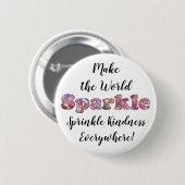 Maak de Wereld Sprinkle Button (Voorkant /achterkant)
