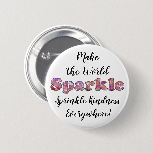 Maak de Wereld Sprinkle Button (Voorkant /achterkant)