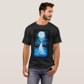 Maak de witte wolf wakker t-shirt (Voorkant volledig)