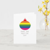 Maak de Yuletide Gay kaart (Gele Bloem)