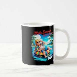Maak de zomer weer geweldig Grappig President Chic Koffiemok
