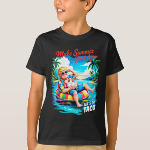 Maak de zomer weer geweldig Grappig President Chic T-shirt