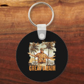 Maak de zomer weer geweldig Hawaii Beach Funny Tru Sleutelhanger (Voorkant)