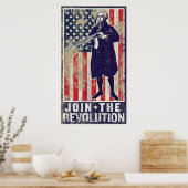 Maak deel uit van de revolutionaire afdrukken poster (Keuken)