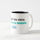 Maak deel uit van de tweetalige mok (Voorkant rechts)