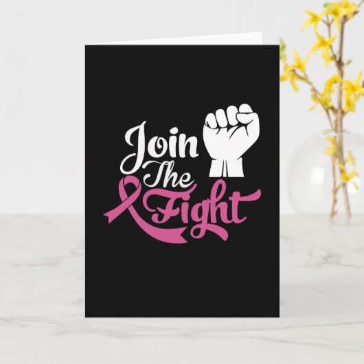 Maak deel uit van het bewustzijn van borstkanker i kaart (Gele Bloem)