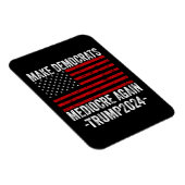 MAAK DEMOCRATEN WEER GEMIDDELD TRUMP 2024 MAGNEET (Rechterzijde)