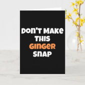 Maak deze gember-snap niet 1 kaart (Gele Bloem)
