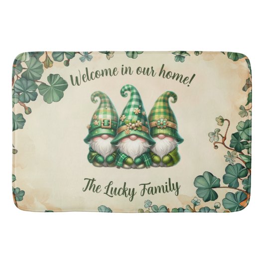Maak deze St. Patrick's Day persoonlijk Badmat (Voorkant)