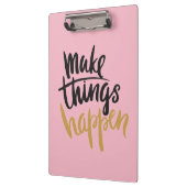 Maak dingen gebeuren Citaat Klembord (Links)